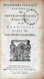 De Rervm Inventoribus Libri VIII. Et de Prodigiis Libri III