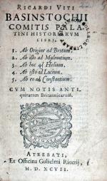 Historiarvm Libri, …Cvm Notis Antiquitatum Britannicarum