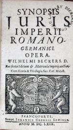 Synopsis Juris Imperii Romano-Germanici. Opera….Hac sexta Editione
