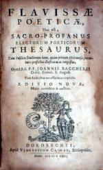 Flavissae Poeticae, Hoc est, Sacro-Profanus Electorum Poeticorum Thesaurus