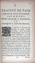 Articles de la Paix Entre Les Couronnes De France et D'Espagne...