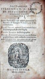 Liber De Expositione Virgilianae Continentiae...