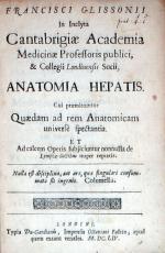 Anatomia Hepatis. Cui praemittuntur Quaedam ad rem Anatomicam...