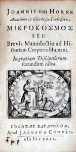 Μικροκοσμος Seu Brevis Manuductio ad Historiam Corporis Humani...