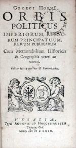 Orbis Politicus Imperiorum, Regnorum, Principatuum, Rerum Publicarum