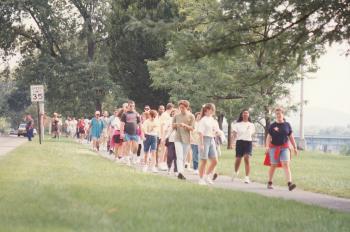 Harrisburg AIDSWalk Attendees Walking, photo 7 - 1992