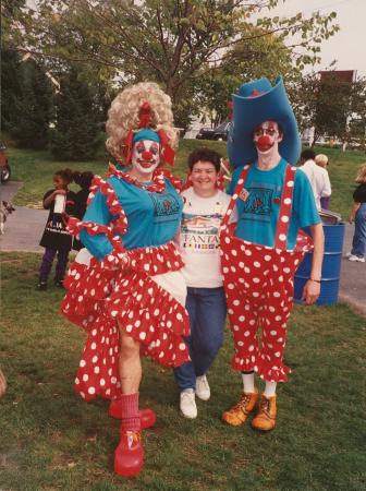 Judy Henry (middle) at Harrisburg AIDSWalk - 1994