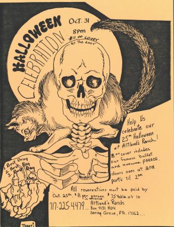  Altland's Ranch "25th Halloween Celebration" Poster - October 31, [1991]