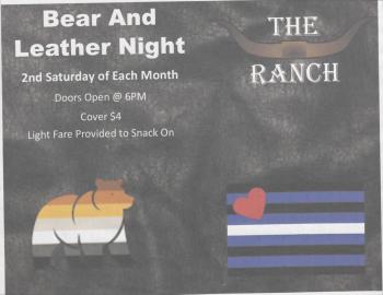 Altland's Ranch "Bear and Leather Night" Posters - circa 2000