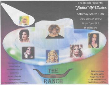 Altland's Ranch "Ladies of Illusion" Poster - March 19, circa 2000