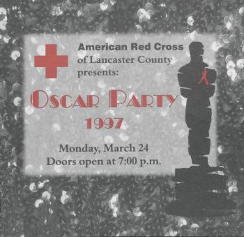 Oscar Party Fundraiser 1997 Invitation - March 24, 1997