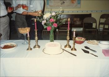 "Sweet 16" cake at the Dignity/Central PA 16th Anniversary Celebration - July 1991