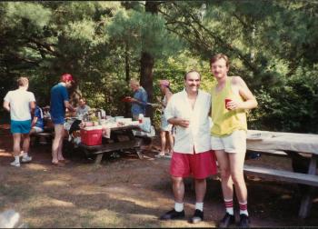Barry Loveland and his partner at the Dignity/Central PA 16th Anniversary Picnic - July 1991