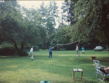 Volleyball game at the Dignity/Central PA 20th Anniversary Picnic - July 1995