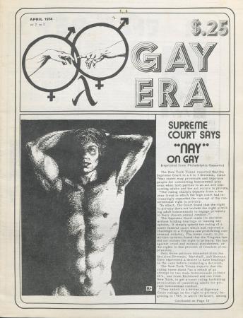 Gay Era (Lancaster, PA) - April 1976