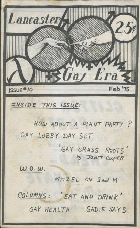 Gay Era (Lancaster, PA) - February 1975