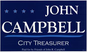 John Campbell Campaign Poster