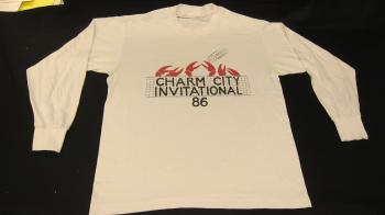 Charm City Invitational '86, Long Sleeved Shirt (white) - 1986