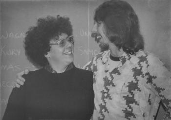Janet Cooper (left) and Sam Deetz (right) - circa 1976