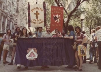 PA Rural Gay Caucus at Philadelphia Gay Pride Parade, photo 2 - 1976