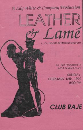 Leather & Lamé (…or, Hearts & Straps Forever!) program – February 16, 1992