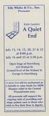 "A Quiet End" Brochure - July 1995