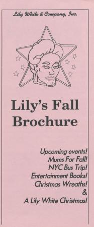 Lily's Fall Brochure - 1996