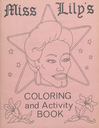 Miss Lily's Coloring and Activity Book - undated