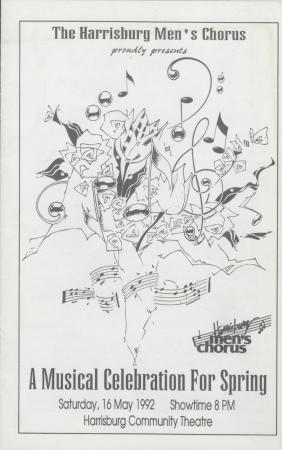 Harrisburg Men's Chorus ''A Musical Celebration for Spring'' Program - May 16, 1992