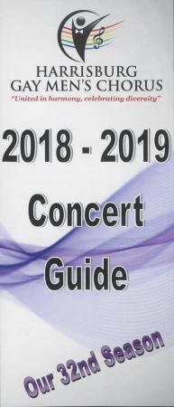 Harrisburg Gay Men's Chorus Concert Guide - 2018 to 2019