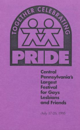 Central PA Pride Festival Program, 1993 - July 17, 1993