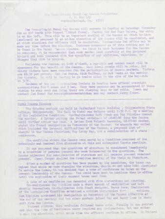 PA Rural Gay Caucus Report - October 1976