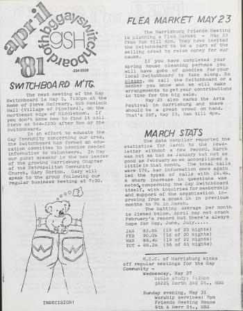GSH Newsletter - April 1981