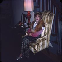Wesley in Striped Chair - March 1976