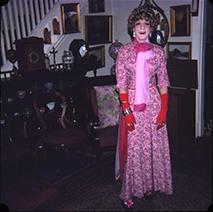 Wesley in Pink Floral Dress - March 1976