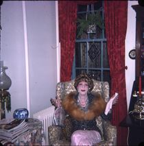 Wesley in Floral Chair in front of Window - March 1976
