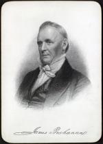 Engraving of James Buchanan