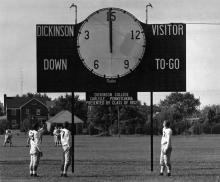  Biddle Field scoreboard, 1952