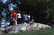Students on Morgan Rocks, c.1982