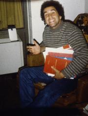 Student laughing, c.1983