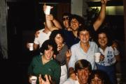 Group of friends at an event, c.1983