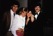 Four students at a a formal event, c.1983
