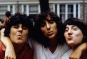 Three girls pose together, c.1983