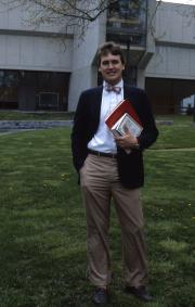 Student smiles, c.1984