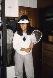 Tennis player, c.1984