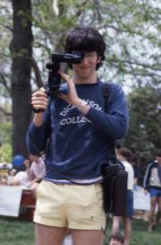 Student cameraman, c.1984