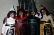 Students dress like crayons, c.1985