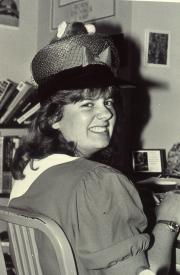 Student with a balloon hat, c.1985