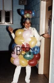 Jelly bean bag costume, c.1985