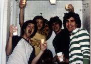 Students have a drink together, c.1985